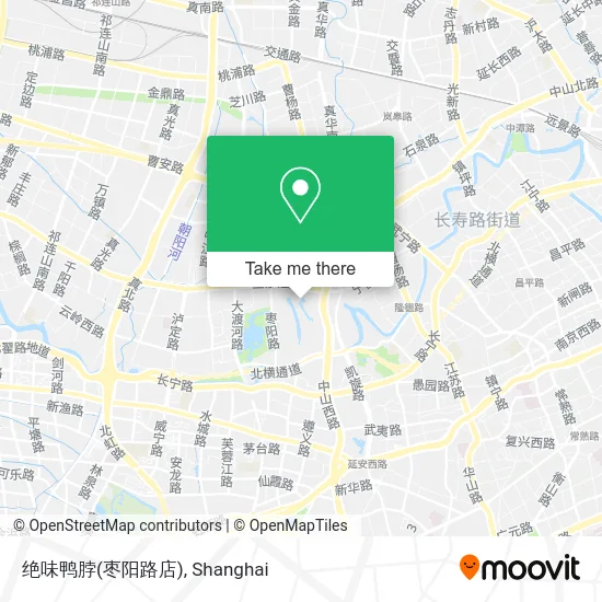 绝味鸭脖(枣阳路店) map