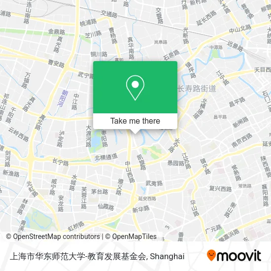 上海市华东师范大学-教育发展基金会 map