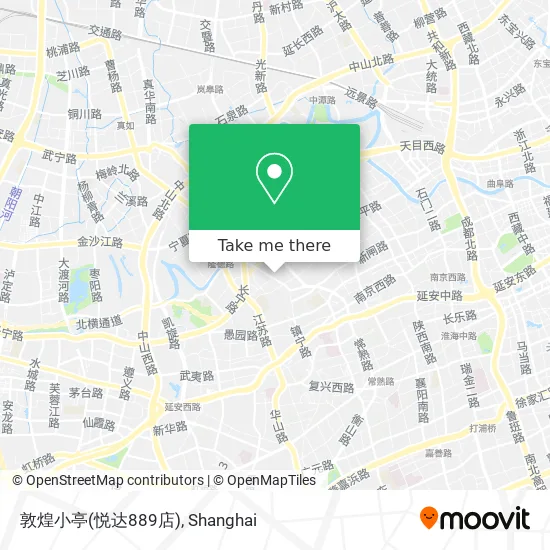 敦煌小亭(悦达889店) map