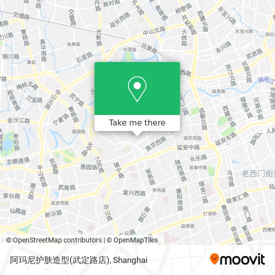 阿玛尼护肤造型(武定路店) map