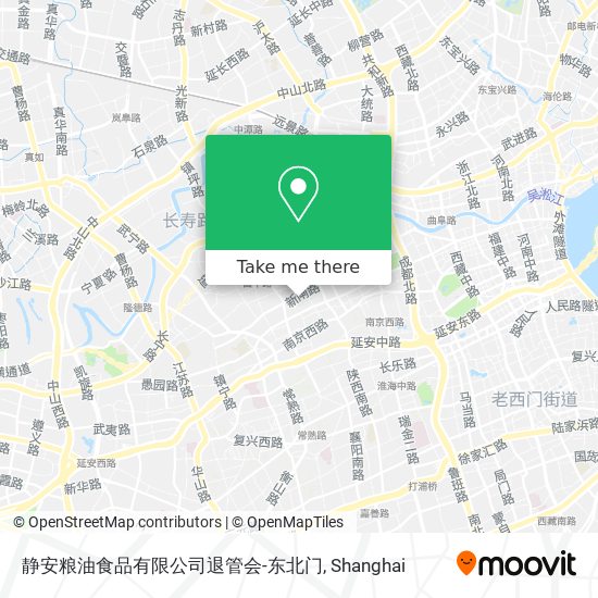 静安粮油食品有限公司退管会-东北门 map