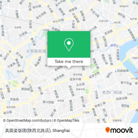 真圆粢饭团(陕西北路店) map