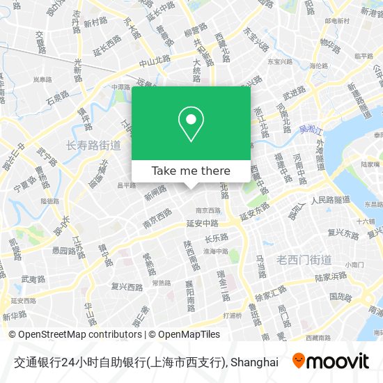 交通银行24小时自助银行(上海市西支行) map