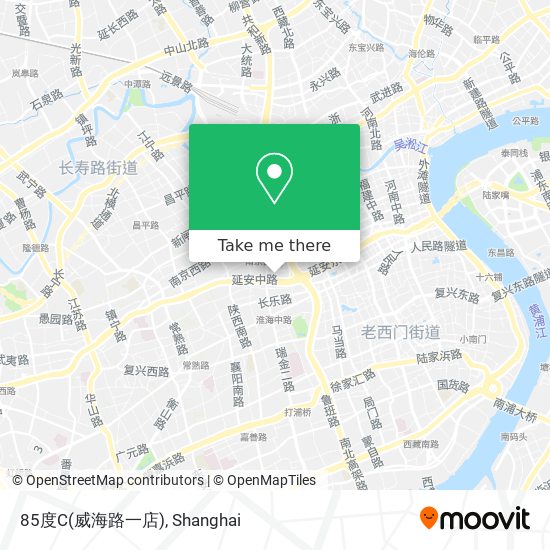 85度C(威海路一店) map