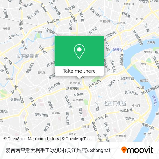 爱茜茜里意大利手工冰淇淋(吴江路店) map