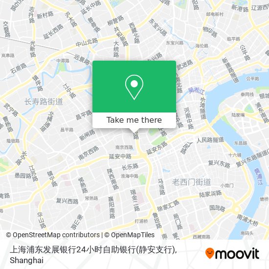 上海浦东发展银行24小时自助银行(静安支行) map