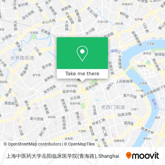 上海中医药大学岳阳临床医学院(青海路) map