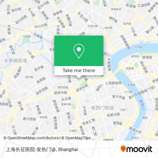 上海长征医院-发热门诊 map