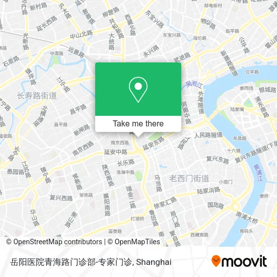 岳阳医院青海路门诊部-专家门诊 map
