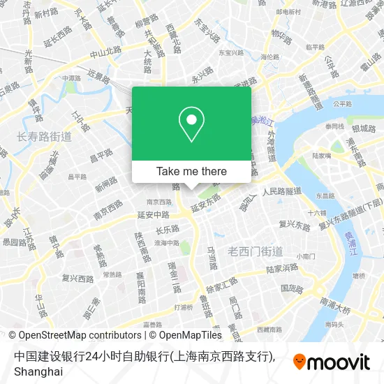 中国建设银行24小时自助银行(上海南京西路支行) map