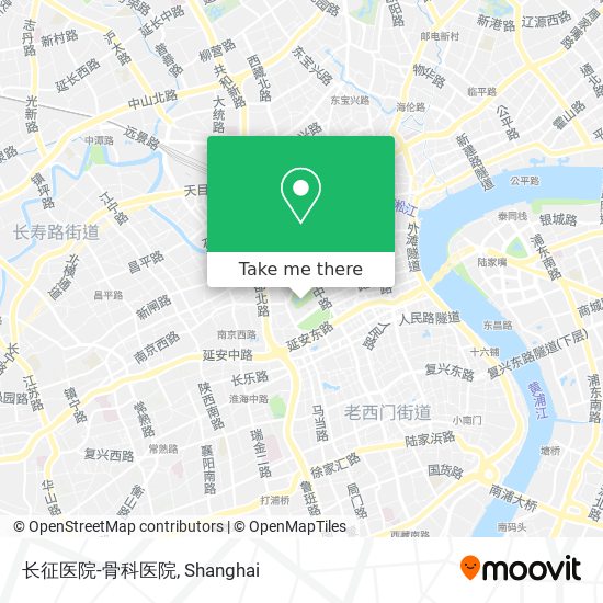 长征医院-骨科医院 map