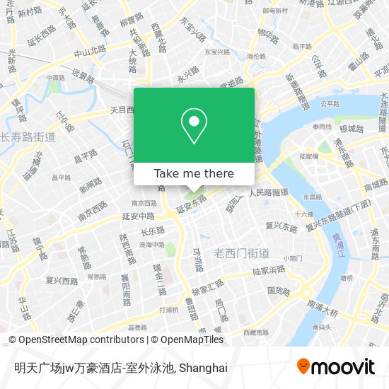 明天广场jw万豪酒店-室外泳池 map