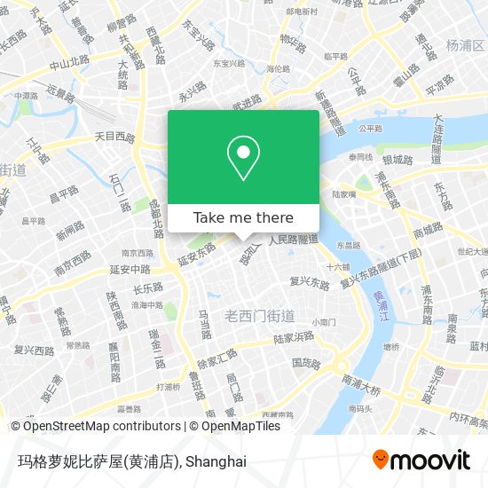 玛格萝妮比萨屋(黄浦店) map