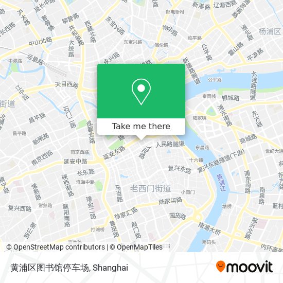 黄浦区图书馆停车场 map