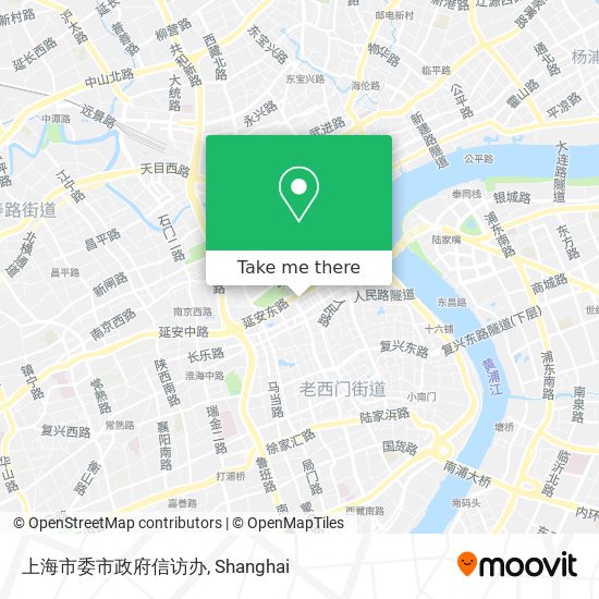 上海市委市政府信访办 map