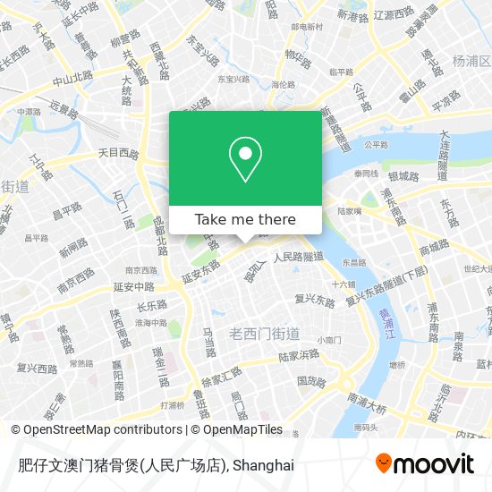 肥仔文澳门猪骨煲(人民广场店) map
