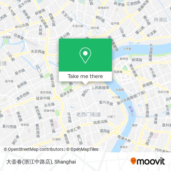 大壶春(浙江中路店) map