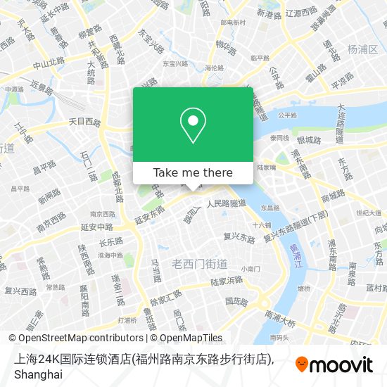 上海24K国际连锁酒店(福州路南京东路步行街店) map