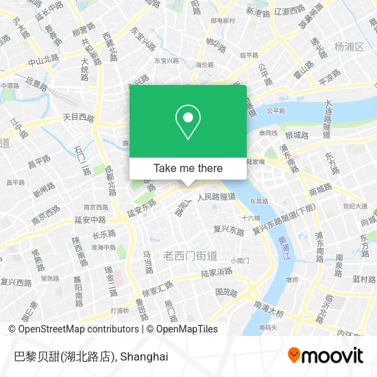 巴黎贝甜(湖北路店) map