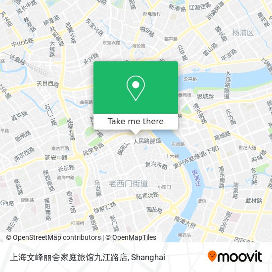 上海文峰丽舍家庭旅馆九江路店 map