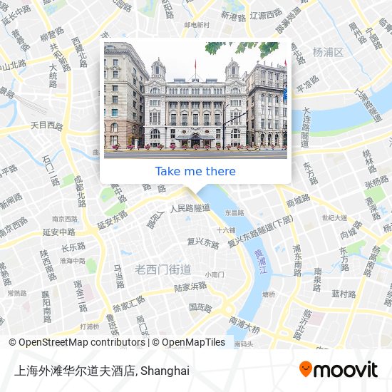 上海外滩华尔道夫酒店 map