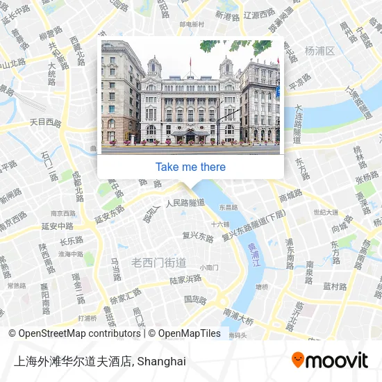 上海外滩华尔道夫酒店 map