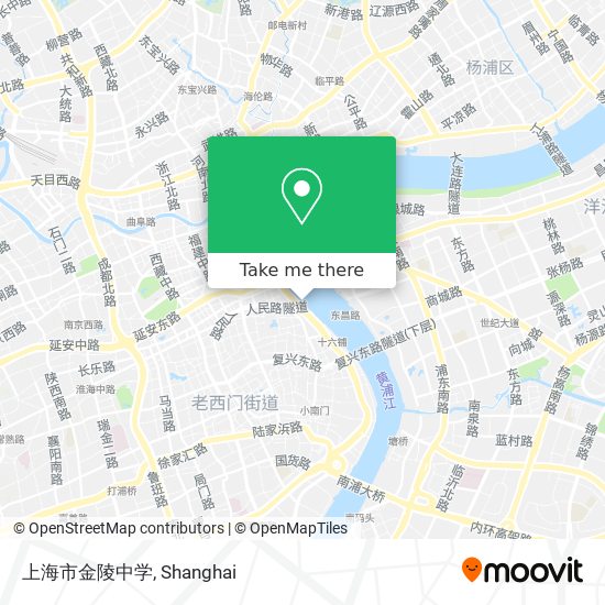 上海市金陵中学 map
