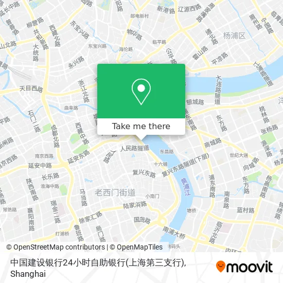 中国建设银行24小时自助银行(上海第三支行) map