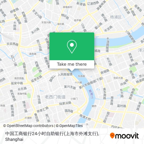 中国工商银行24小时自助银行(上海市外滩支行) map