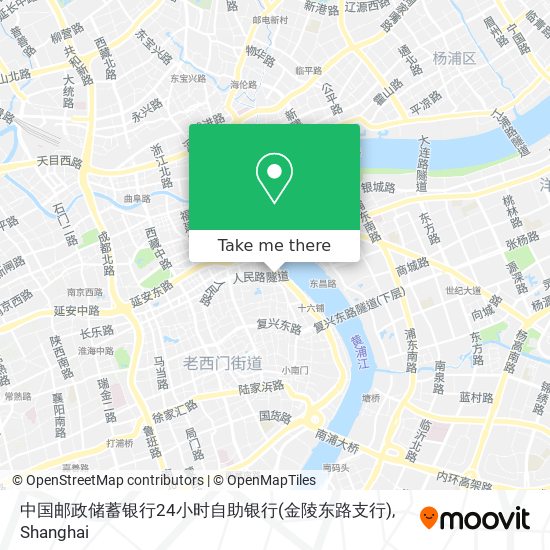 中国邮政储蓄银行24小时自助银行(金陵东路支行) map