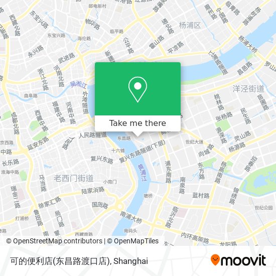可的便利店(东昌路渡口店) map