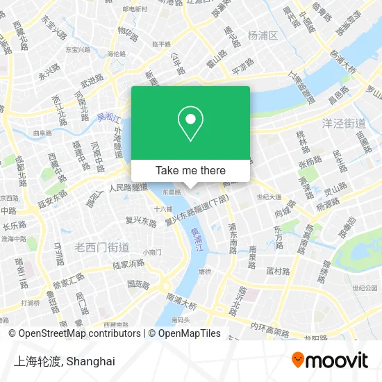 上海轮渡 map