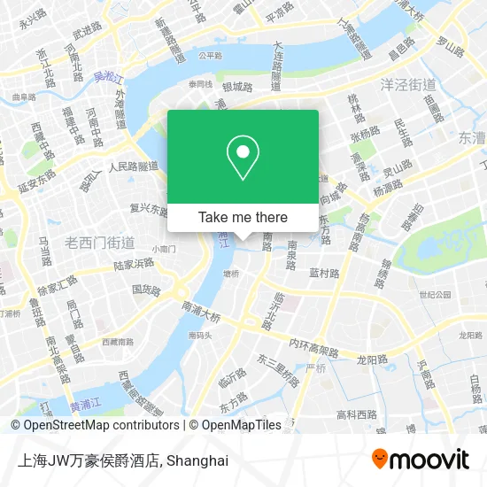 上海JW万豪侯爵酒店 map