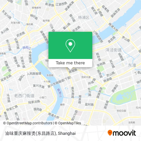 渝味重庆麻辣烫(东昌路店) map