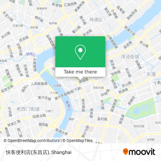快客便利店(东昌店) map