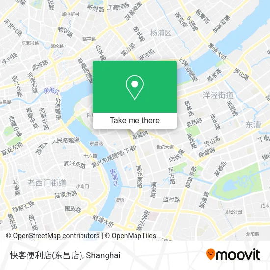 快客便利店(东昌店) map