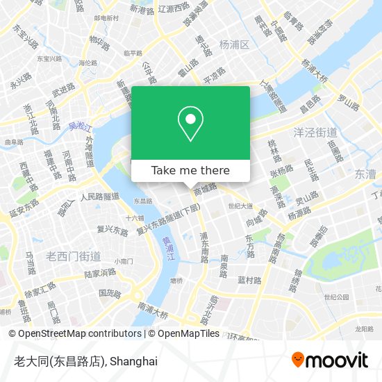 老大同(东昌路店) map