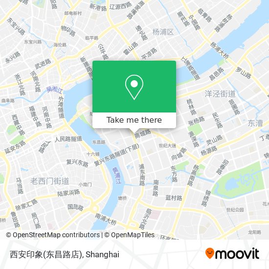 西安印象(东昌路店) map