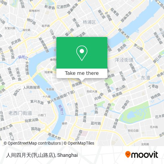 人间四月天(乳山路店) map