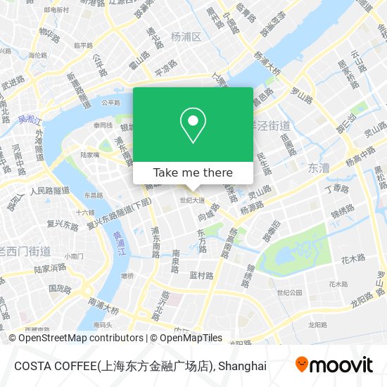 COSTA COFFEE(上海东方金融广场店) map