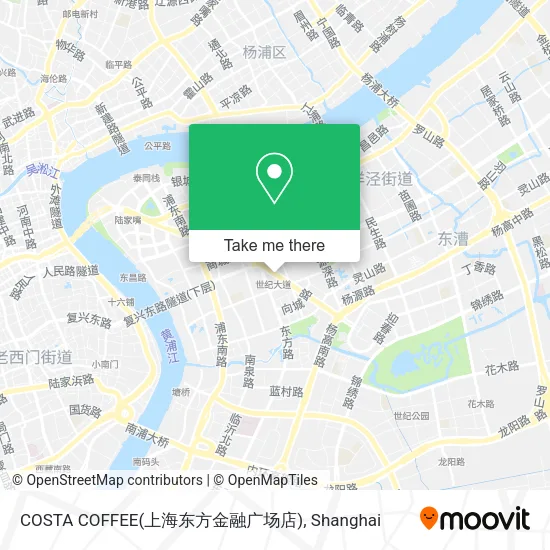 COSTA COFFEE(上海东方金融广场店) map