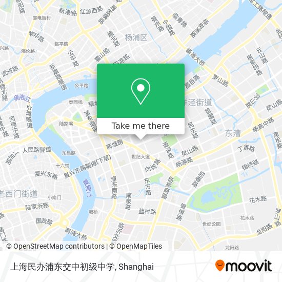 上海民办浦东交中初级中学 map