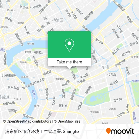 浦东新区市容环境卫生管理署 map