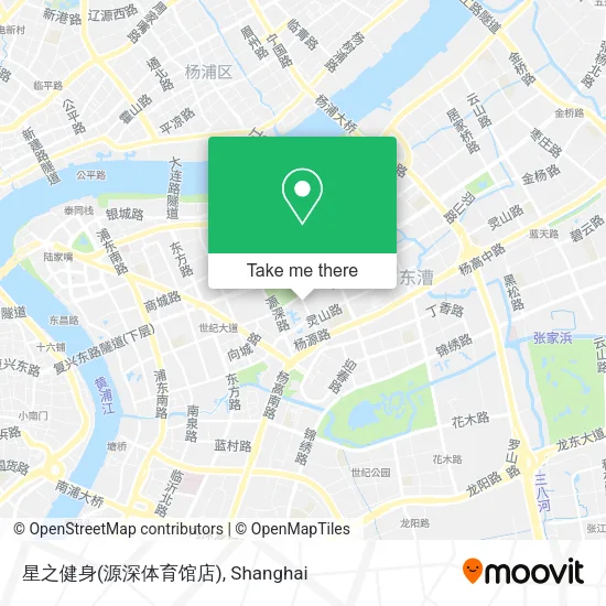 星之健身(源深体育馆店) map