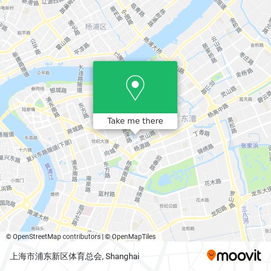 上海市浦东新区体育总会 map