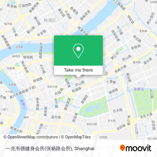 一兆韦德健身会所(张杨路会所) map