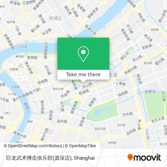 巨龙武术搏击俱乐部(源深店) map