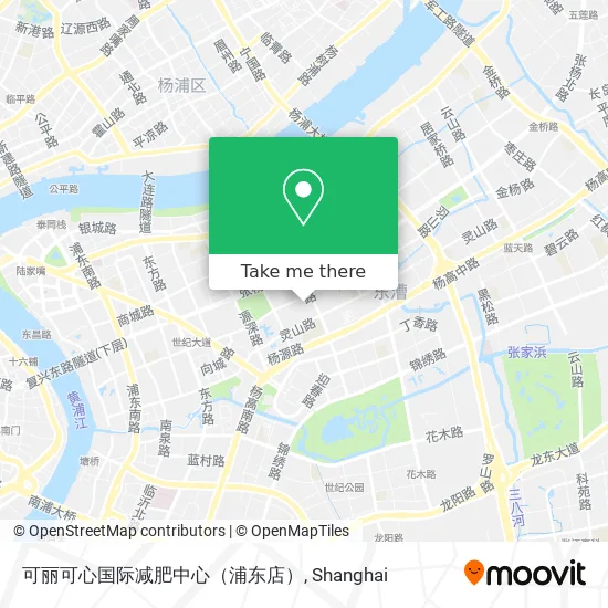 可丽可心国际减肥中心（浦东店） map