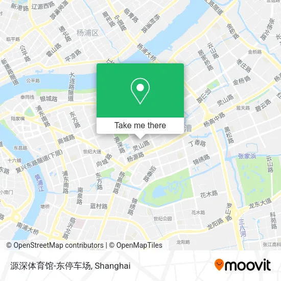 源深体育馆-东停车场 map