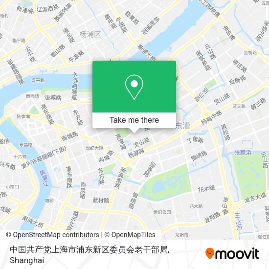 中国共产党上海市浦东新区委员会老干部局 map